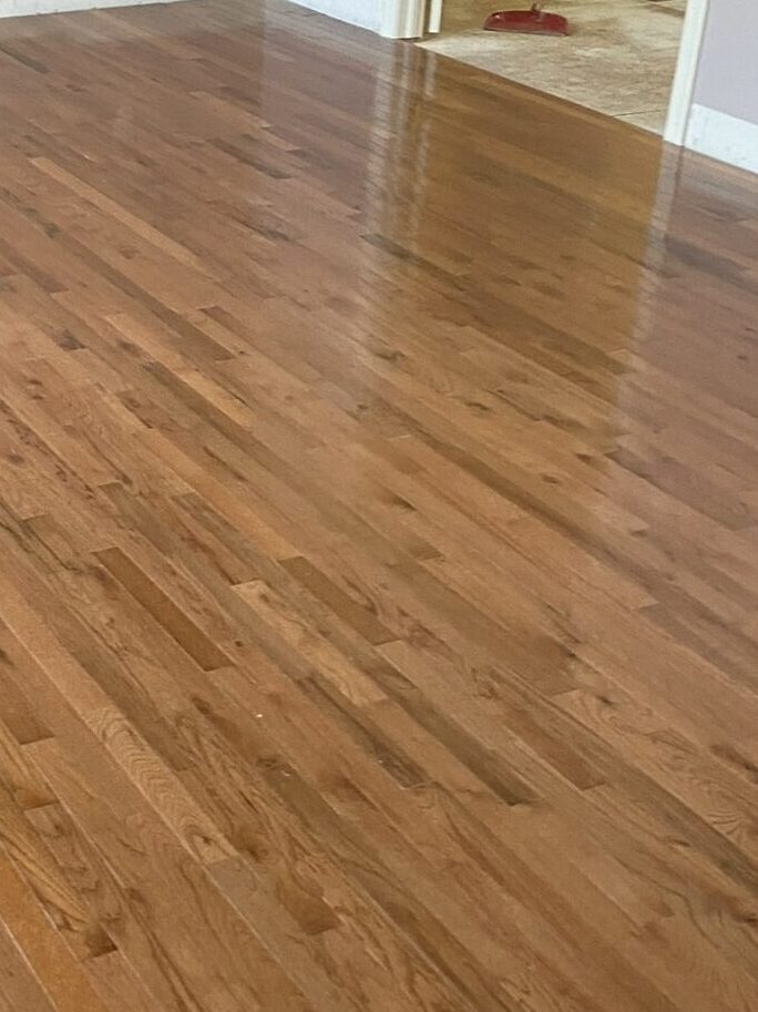Hardwood Floor Installed by Tussel Home Remodeling near Strongsville, Ohio